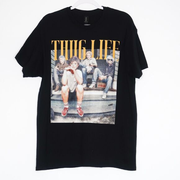 Gildan Other - Golden Girls Graphic T-shirt Size Large‎ Black Thug Life Heavy Cotton